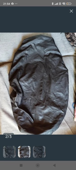 Funda Asiento Moto Universal Negra