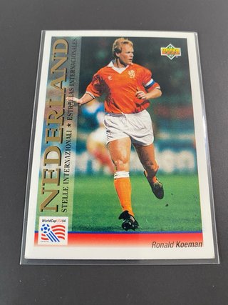 RONALD KOEMAN CARD MUNDIAL USA 94
