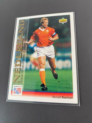 RONALD KOEMAN CARD MUNDIAL USA 94