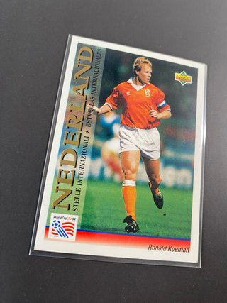 RONALD KOEMAN CARD MUNDIAL USA 94