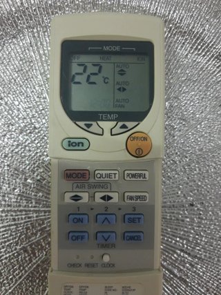Mando Panasonic Inverter Aire Acondicionado