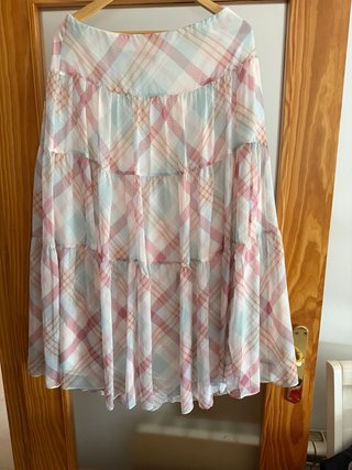 Falda Ralph Lauren gasa cuadros