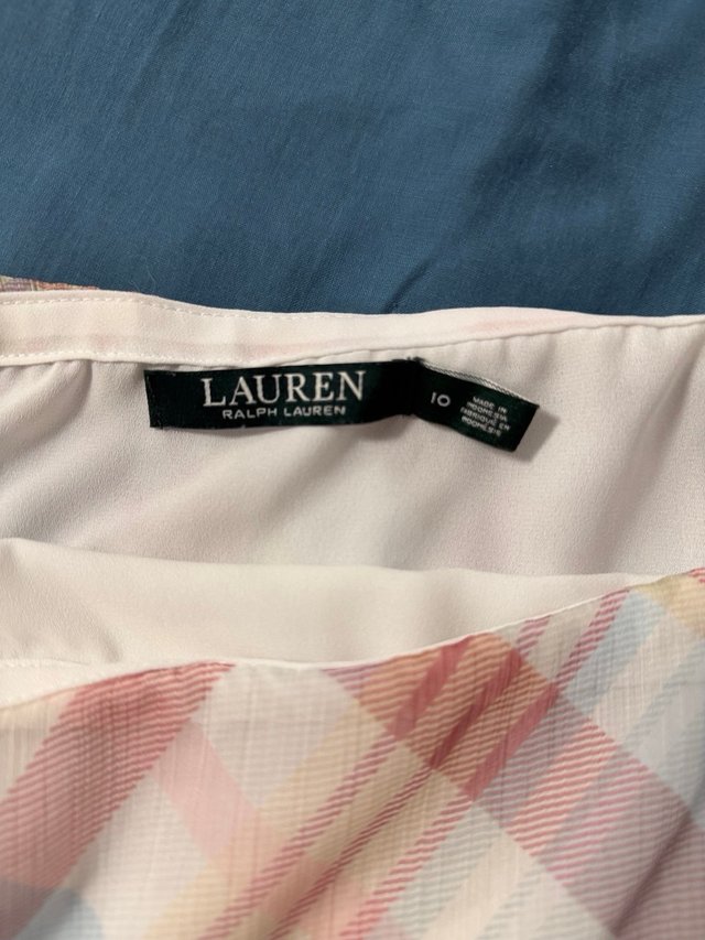 Gonna Ralph Lauren a quadri in gazza