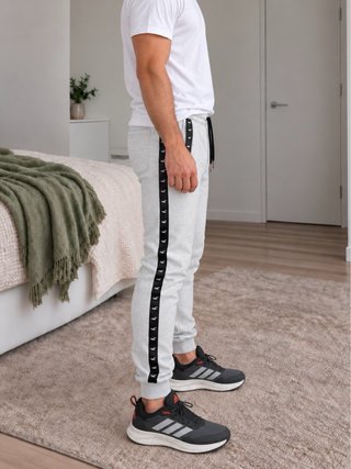 Pantalón jogger Hollister color gris jaspeado S