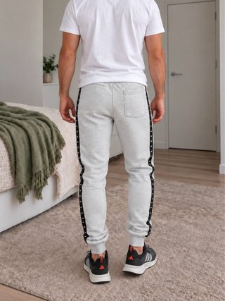 Pantalón jogger Hollister color gris jaspeado S
