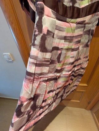 Vestido fiesta Tintoretto multicolor talla S