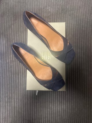 Tacones ante azul Billi Bi