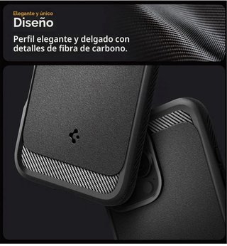 Funda Spigen Rugged Armor Magfit - Iphone 16 Pro