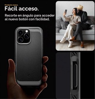 Funda Spigen Rugged Armor Magfit - Iphone 16 Pro