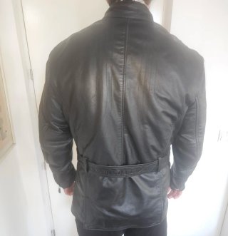 Chaqueta Cuero Black Cafe London Kairo L