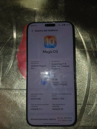 Honor Magic 8 Pro Móvil Negro
