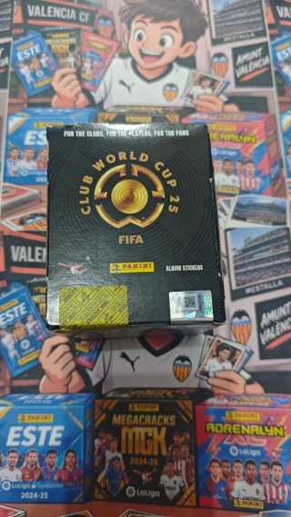 5 Cajas Panini Club World Cup 25