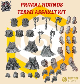 Kit Asalto Termi Primal Hounds Greytide