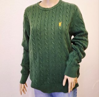 Jersey Polo Ralph Lauren Verde Trenzado