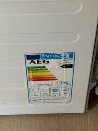 Nuevo Secadora AEG Protex Plus 8kg