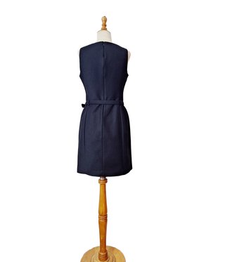 Armani Jeans / Y2K Vestido negro minimalista M