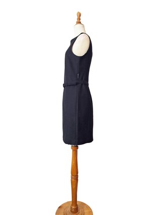 Armani Jeans / Y2K Vestido negro minimalista M