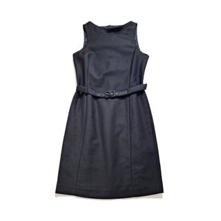 Armani Jeans / Y2K Vestido negro minimalista M