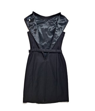 Armani Jeans / Y2K Vestido negro minimalista M