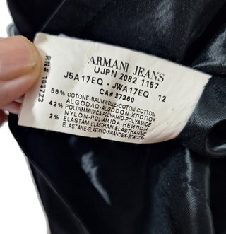 Armani Jeans / Y2K Vestido negro minimalista M