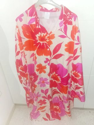 Vestido blusón estampado floral