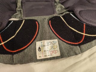 Mochila Ergobaby Porteo Gris
