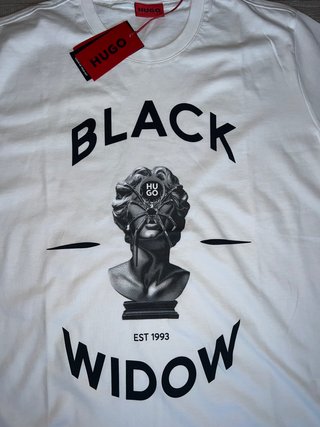 Camiseta HUGO Blanca Estampada