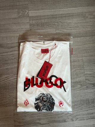Camiseta HUGO Blanca Estampada