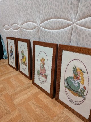 Set 4 Cuadros Artesanales (lee la descripción)