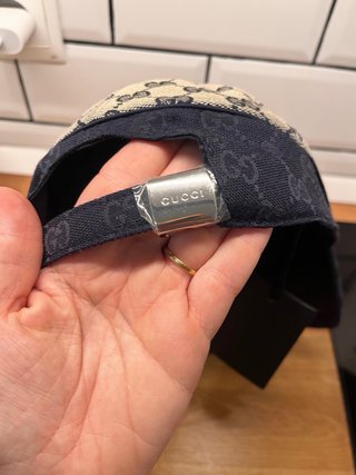 Gorra Gucci GG Beige y Azul