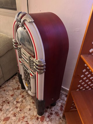 Jukebox Retro Años 50 Grande 128cm Vinilo CD