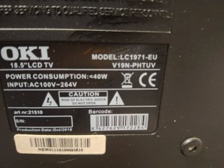 Tlv OKI 18,5 negro
