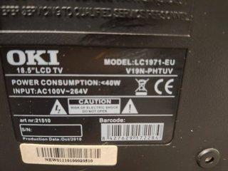 Tlv OKI 18,5 negro