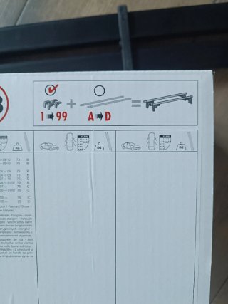 Barras techo con anclajes para Citroën,  Opel