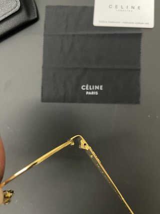 Occhiali da sole Celine Triomphe dorati CL40253U