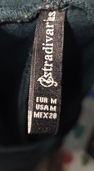Pantalones campana verde