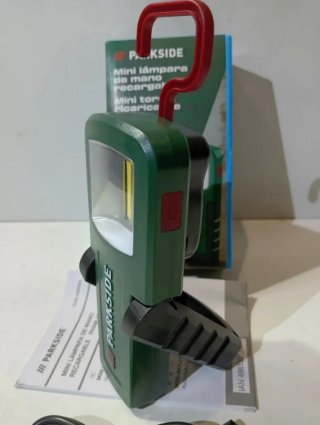 Linterna LED Recargable Batería Litio PARKSIDE