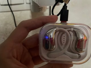 Auriculares Bluetooth Plata y Blanco
