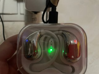 Auriculares Bluetooth Plata y Blanco