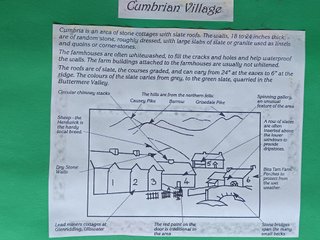 Cuadro Bordado Pueblo Inglés