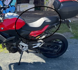 Asiento Moto BMW F900XR Negro