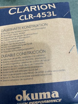 Carrete Okuma Clarion CLR-453L.