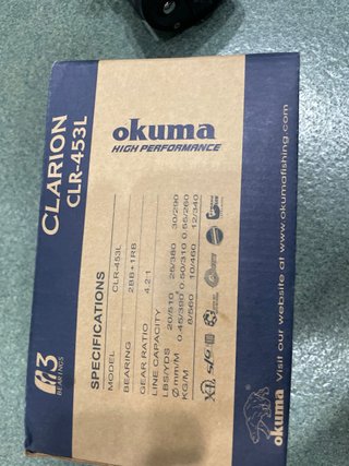 Carrete Okuma Clarion CLR-453L.
