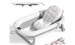 Bañera plegable bebé con reductor