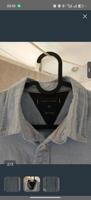 Camisa Tommy Hilfiger Azul Talla M