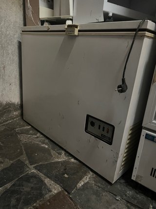 Arcón frigorífico blanco