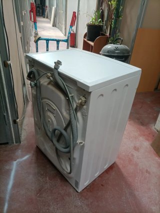 Lavadora Carga Frontal Blanca