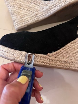Cuñas negras talla 40