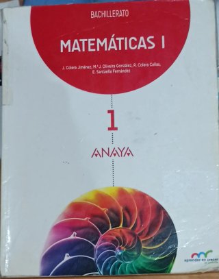 Matemáticas I. Bachillerato 1
