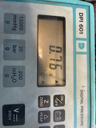 Indicador de Pressão Digital Druck DPI 601